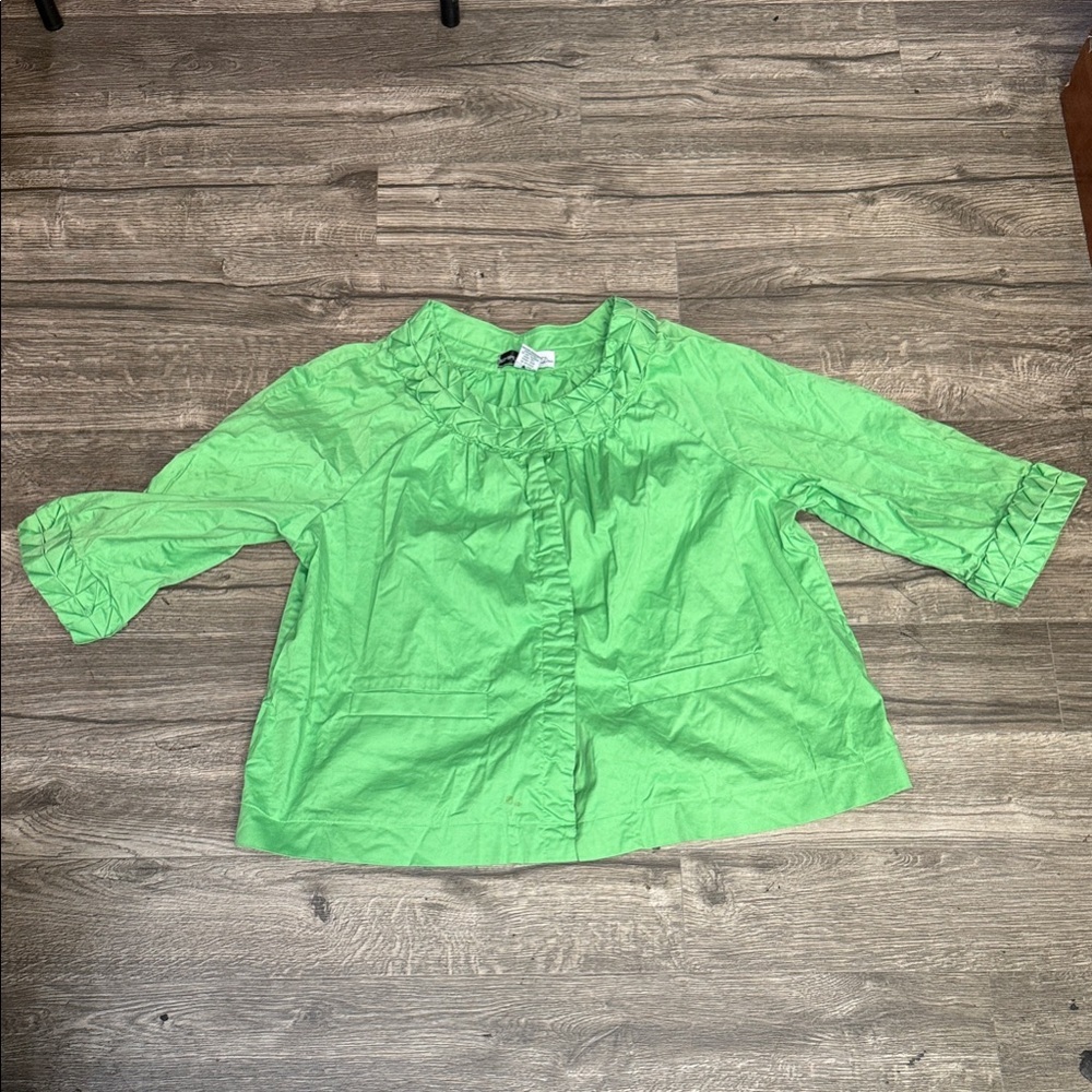 Chloe Dao Elegant Green Women's Blouse